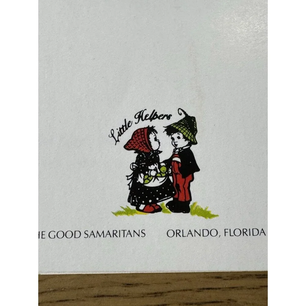 The Good Samaritans Little Helpers‎ A Cheerful Hello Greeting Card 1987 USA Made